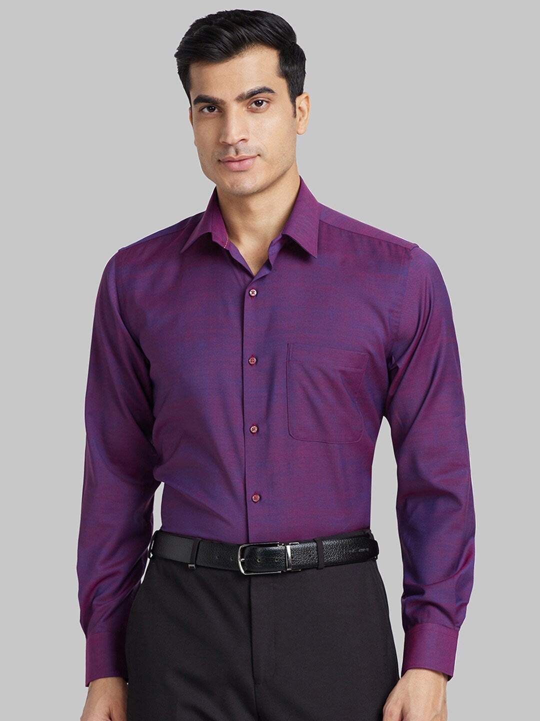 

Raymond Contemporary-Fit Formal Shirt, Violet