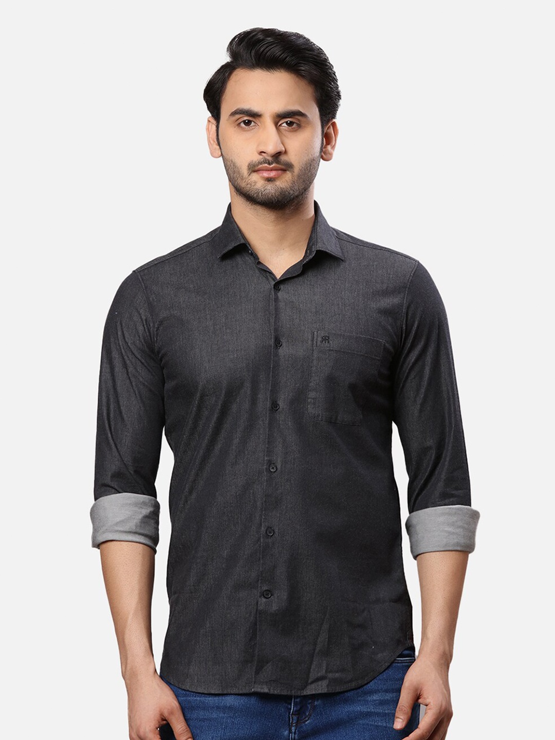 

Raymond Cotton Contemporary Fit Shirt, Grey