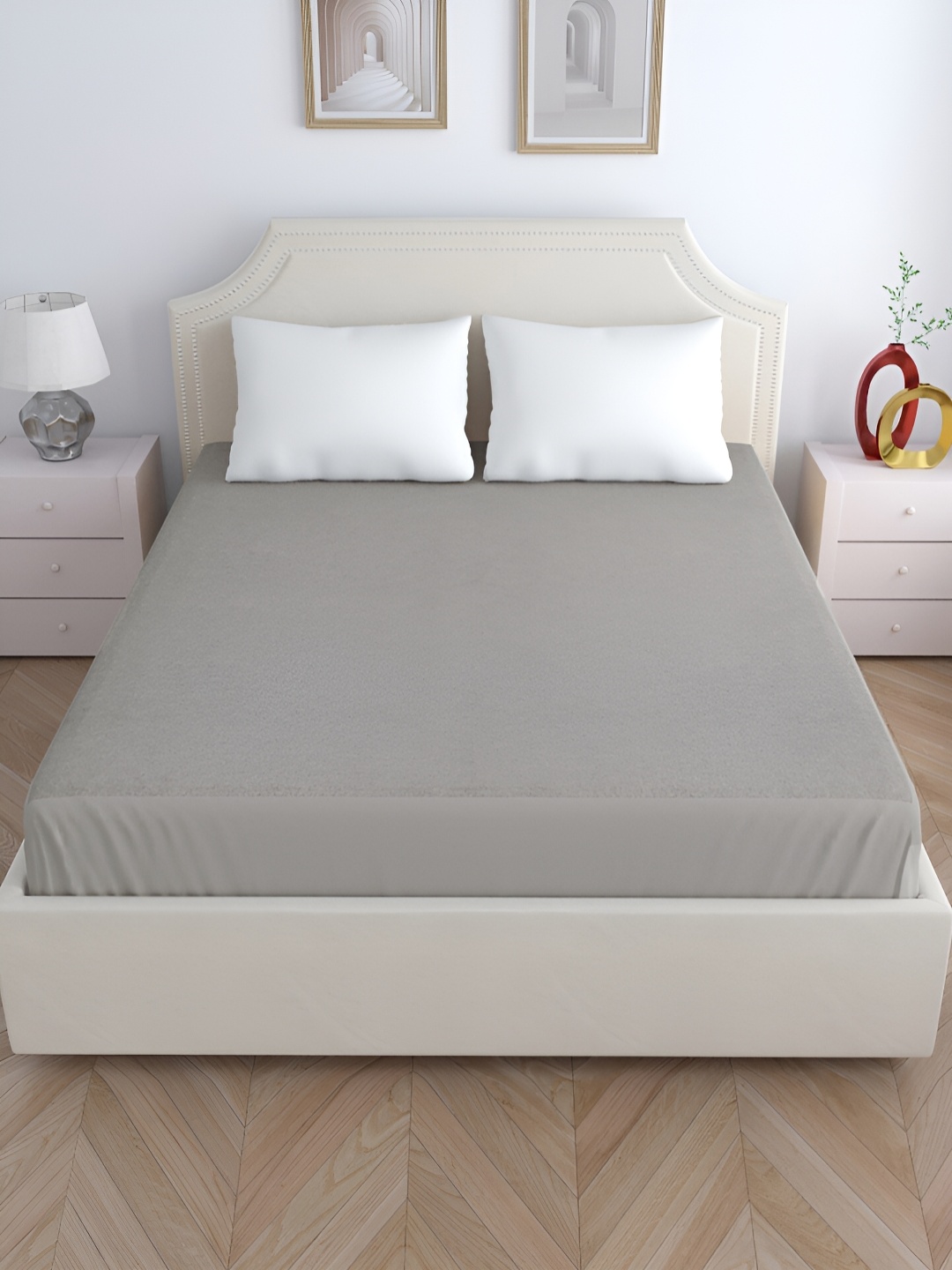 

Home Ecstasy Grey Water Resistant Mattress Protector