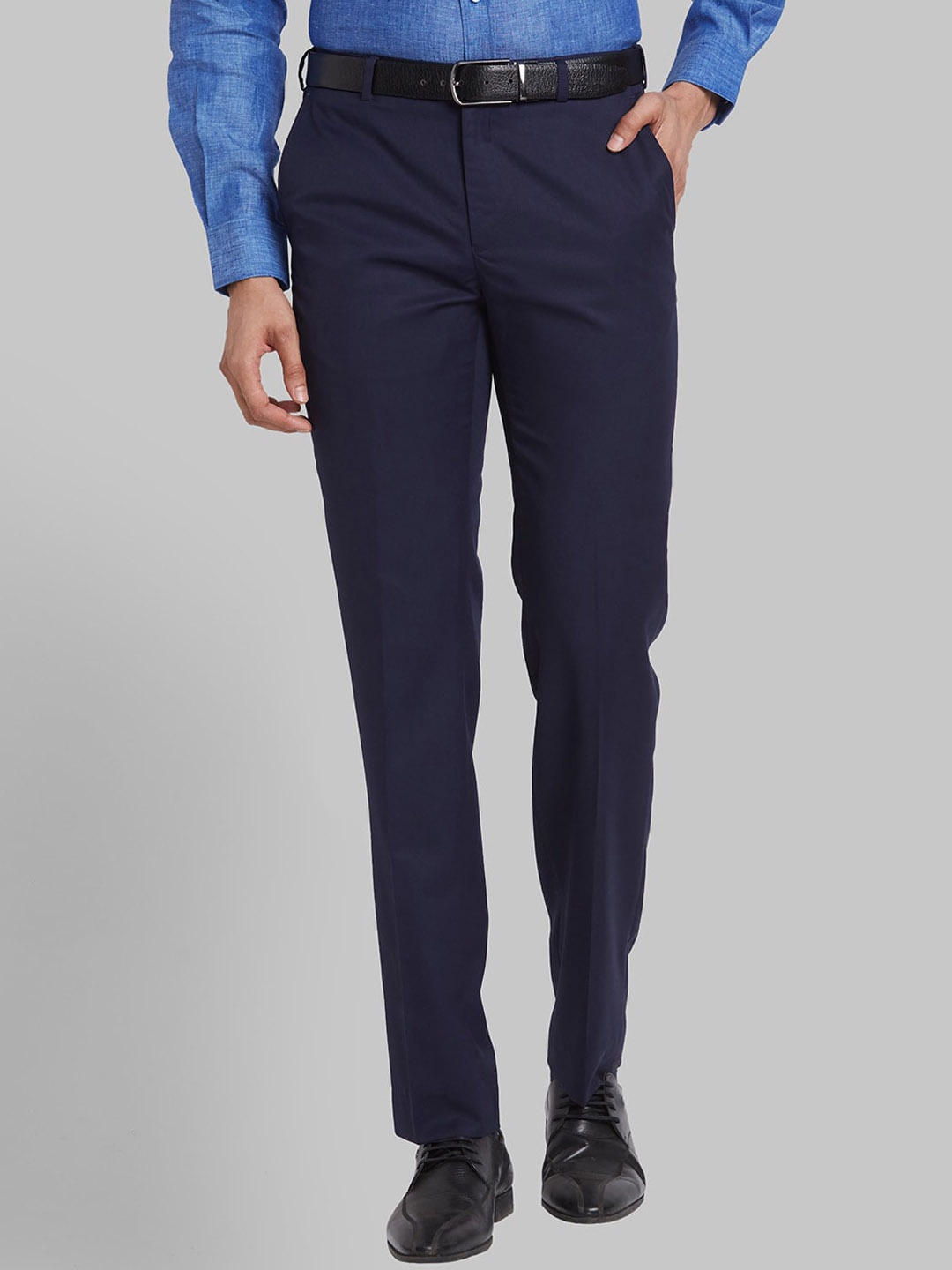 

Raymond Contemporary Fit Formal Trousers, Blue