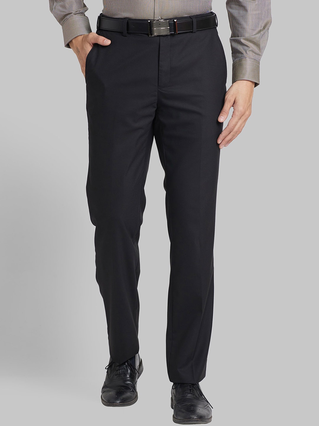 

Raymond Contemporary Fit Formal Trousers, Black