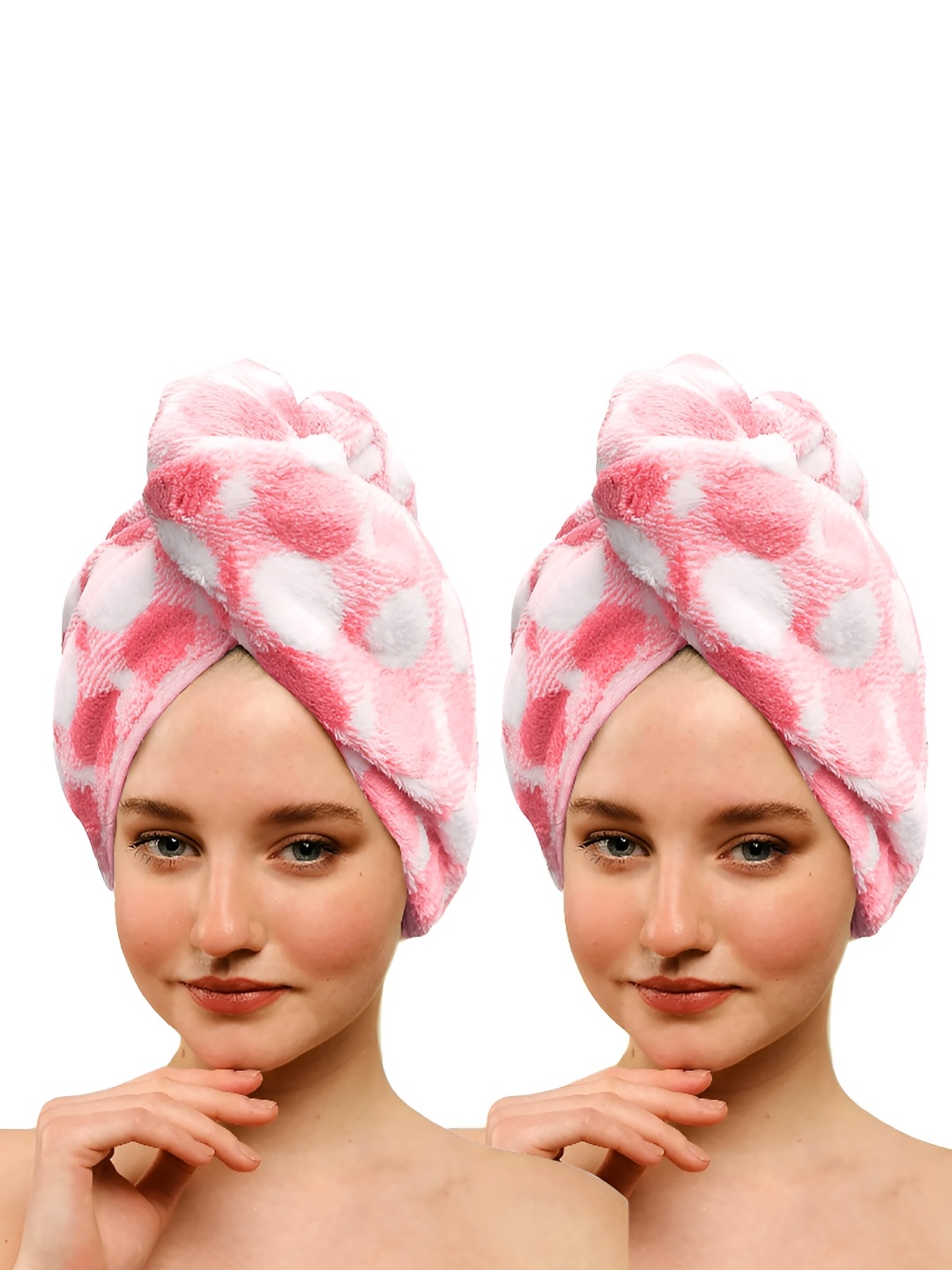 

Lunar Days Pink & White 2 Pieces 300 GSM Bath Towel