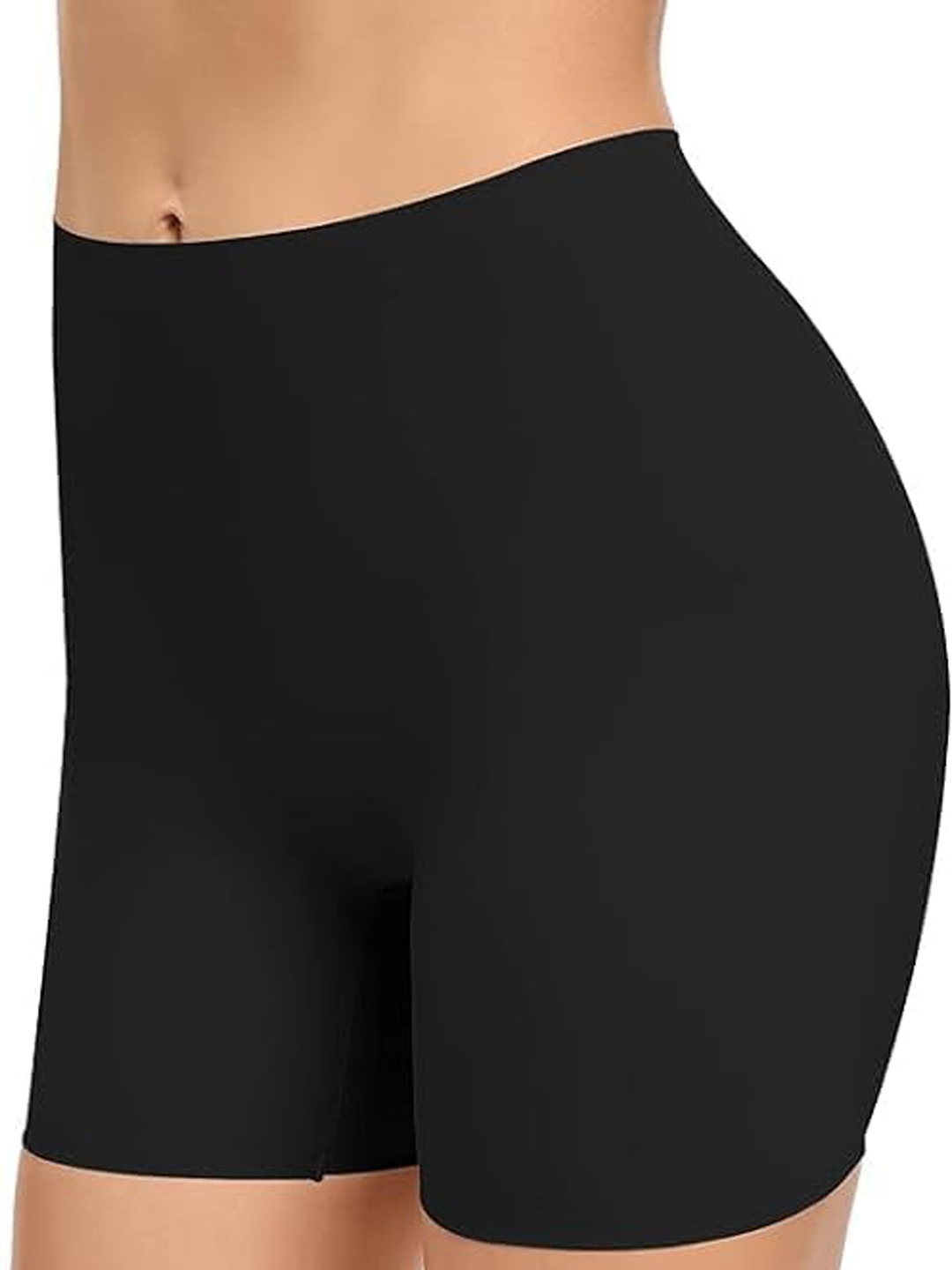 

BRACHY Anti Rolling Tummy Control Thigh Shaper, Black