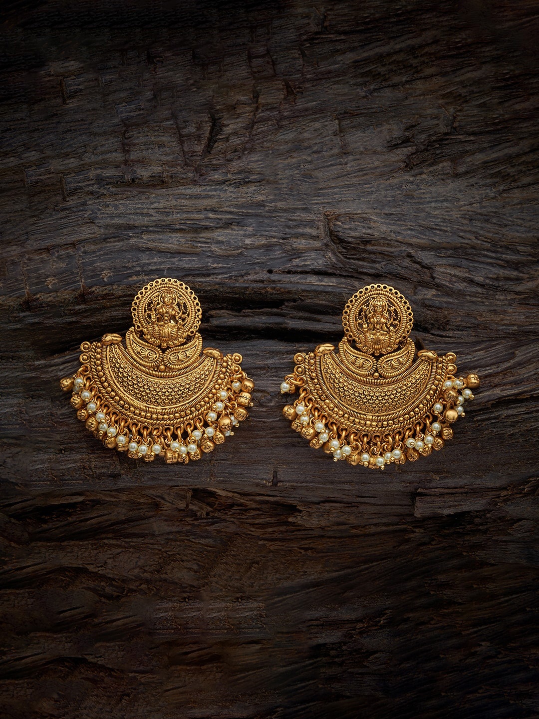 

Kushal's Fashion Jewellery Gold Plated Artificial Beads Studs Earrings