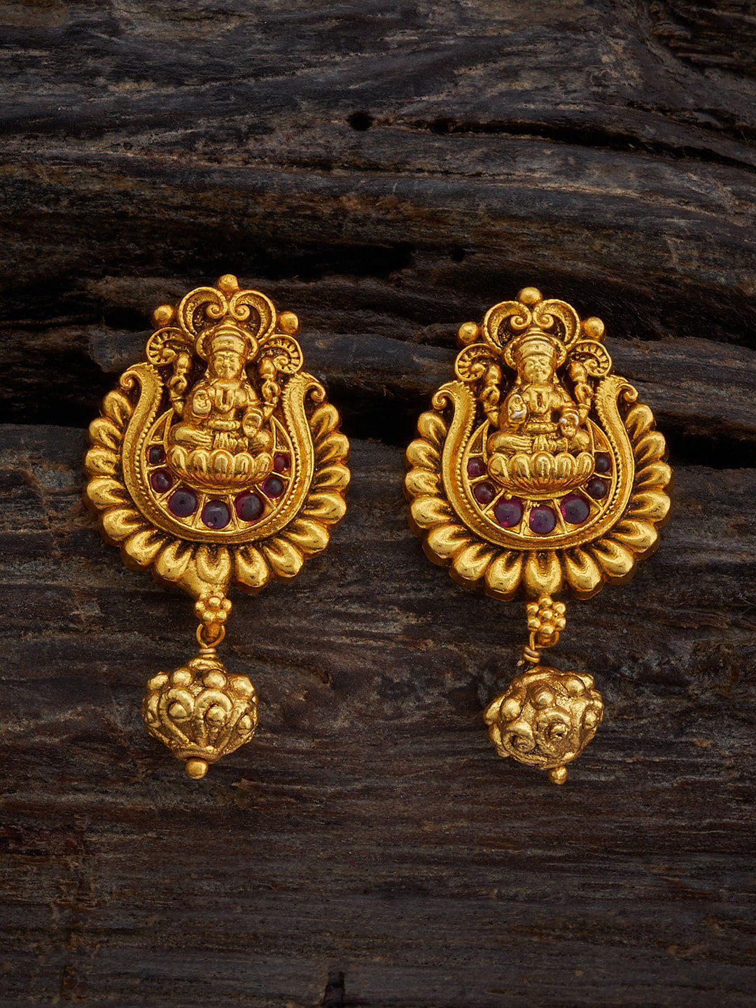 

Kushal's Fashion Jewellery Gold-Plated 92.5 Pure Silver Classic Drop Earrings