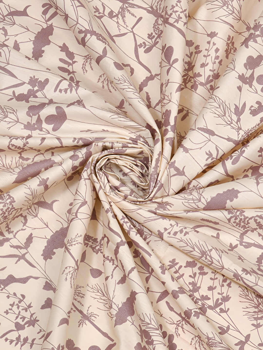

EverHOME Beige & Brown Floral 160 TC Queen Bedsheet with 2 Pillow Covers