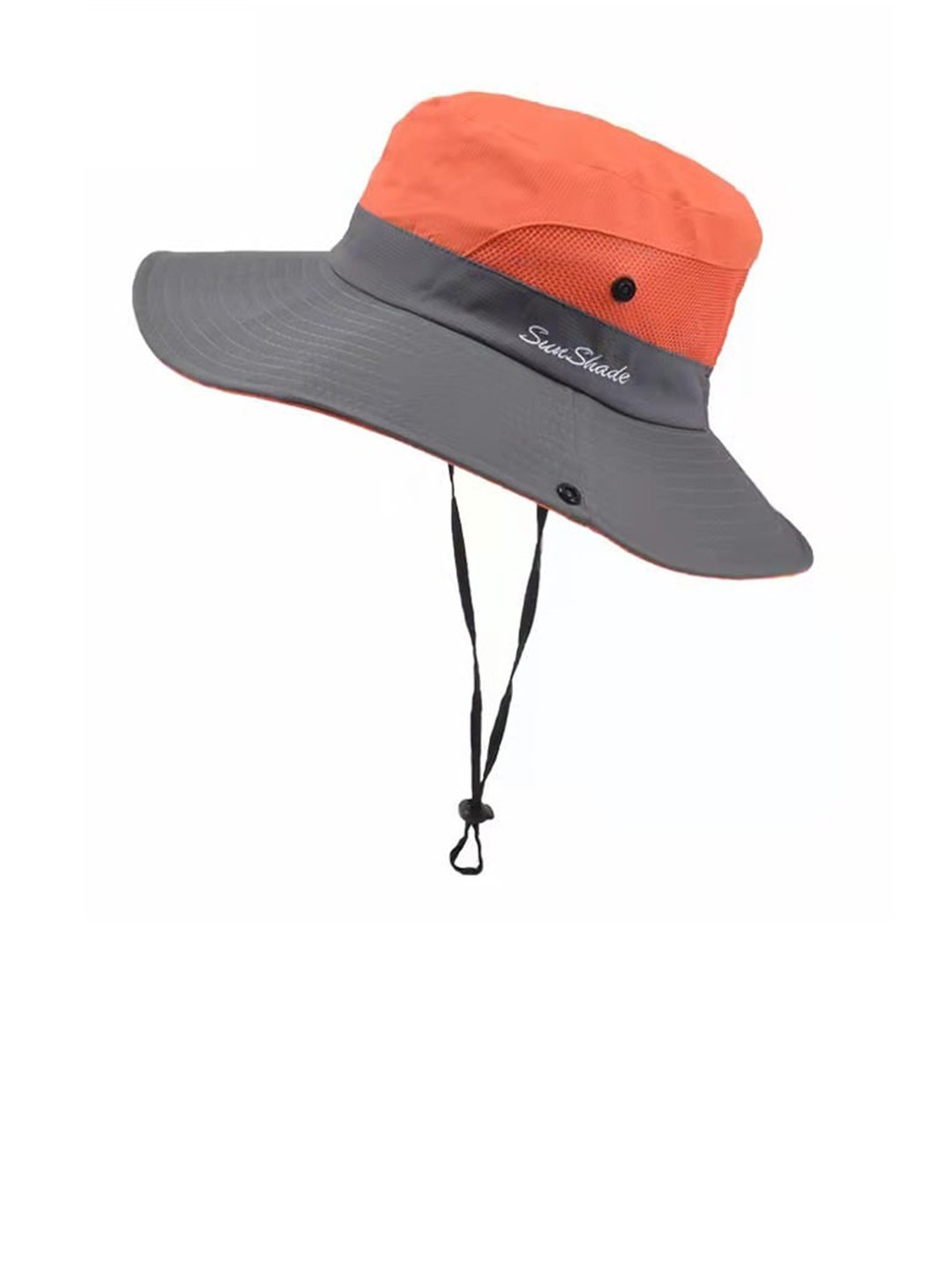 

Alexvyan Women Colourblocked Sun Hat, Orange