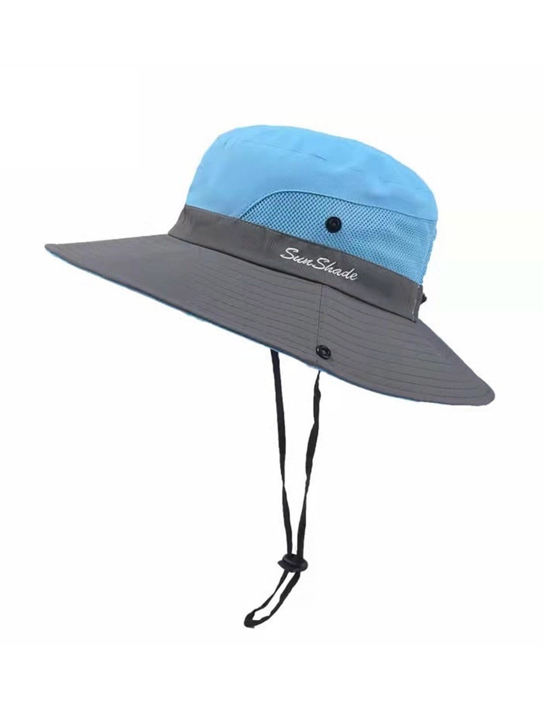 

Alexvyan Women Blue Solid Sun Hat