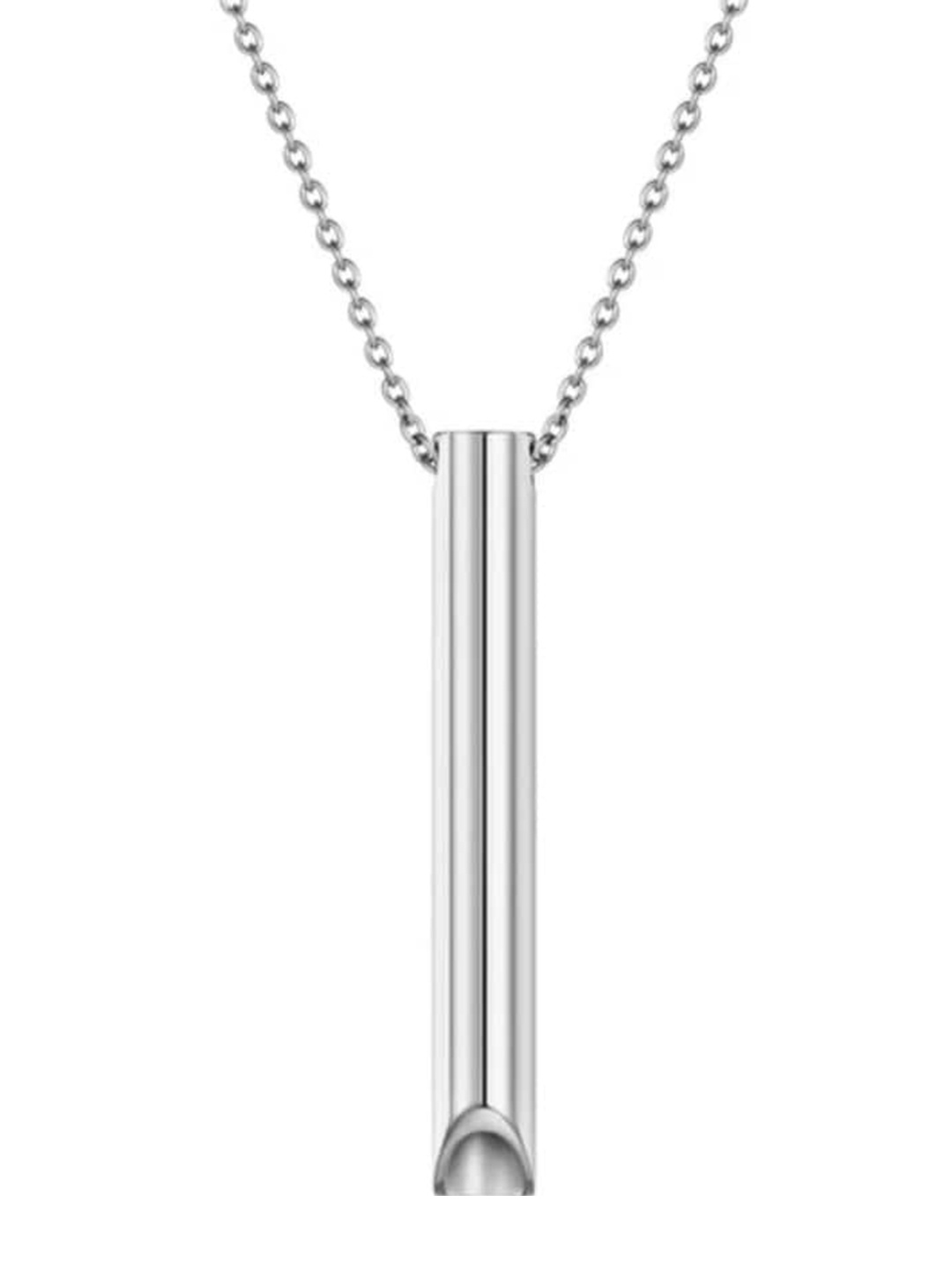 

SALTY Contemporary Pendant With Chain, Black