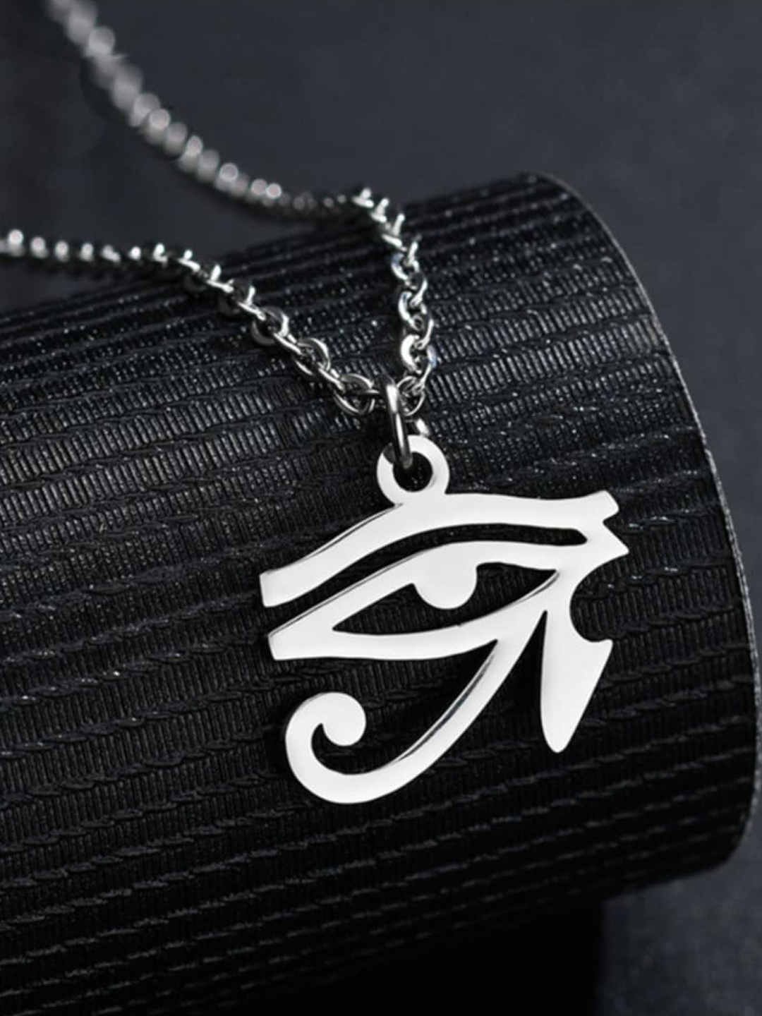 

SALTY Men Stainless Steel Contemporary Pendants with Chains, Silver