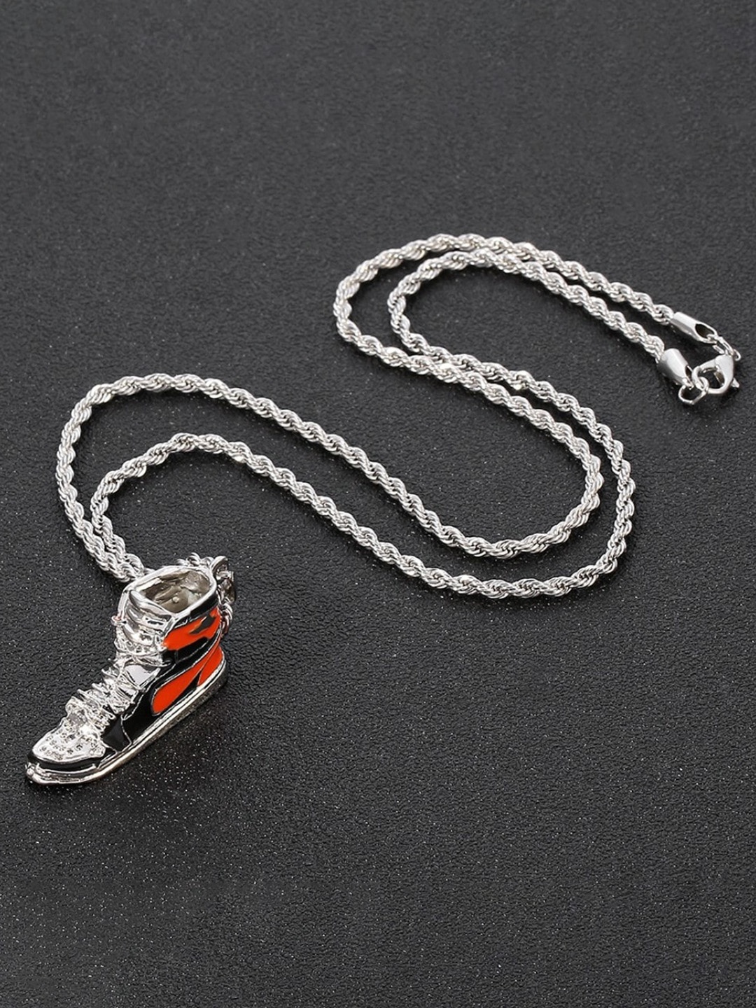 

SALTY Men Contemporary Pendant with Chain, Silver