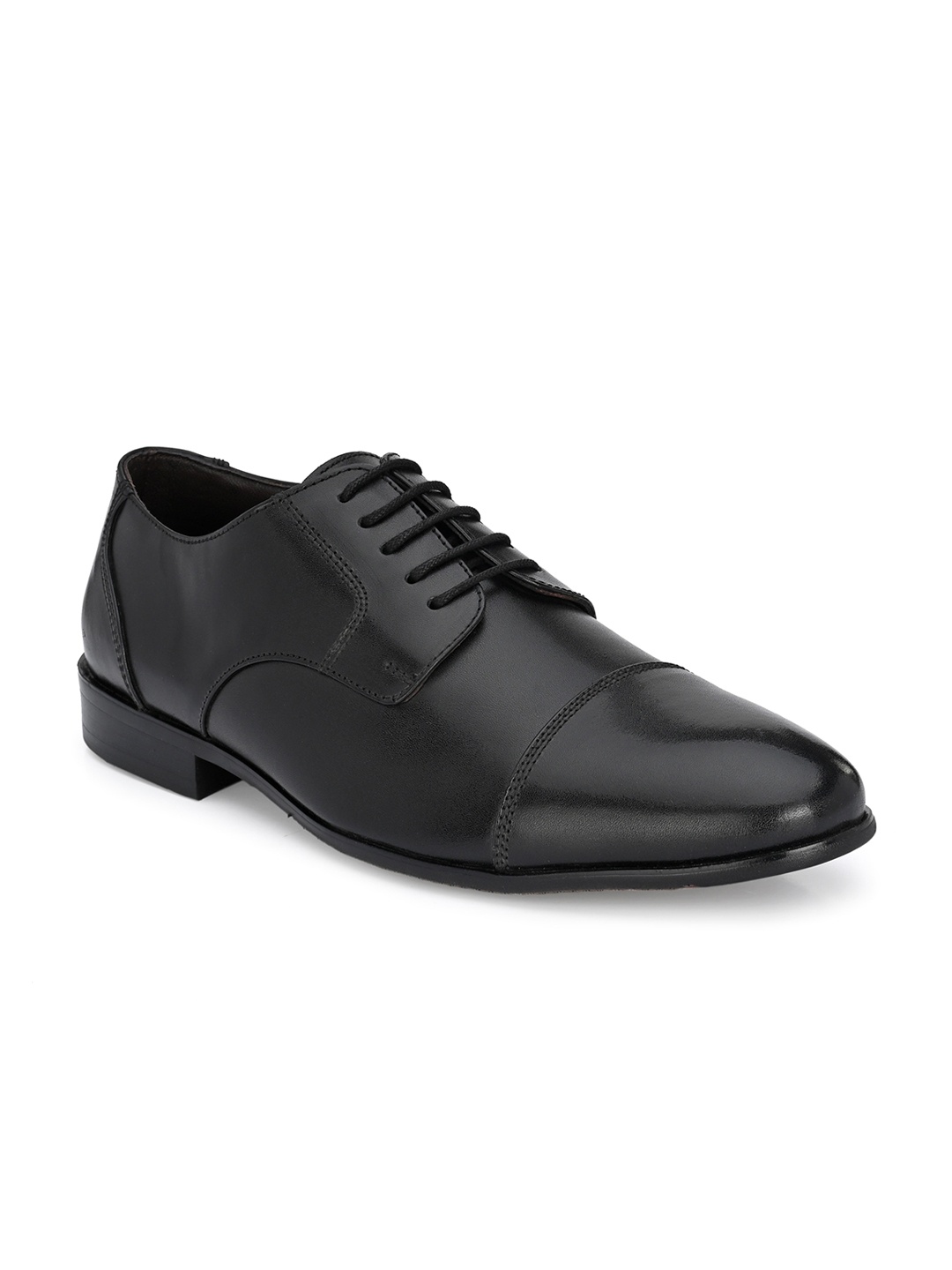 

Egoss Men Leather Formal Derbys, Black