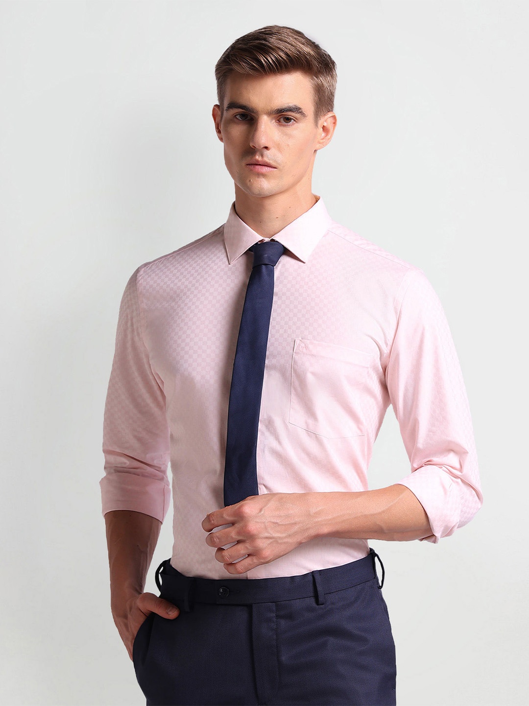 

Arrow Men Opaque Formal Shirt, Pink