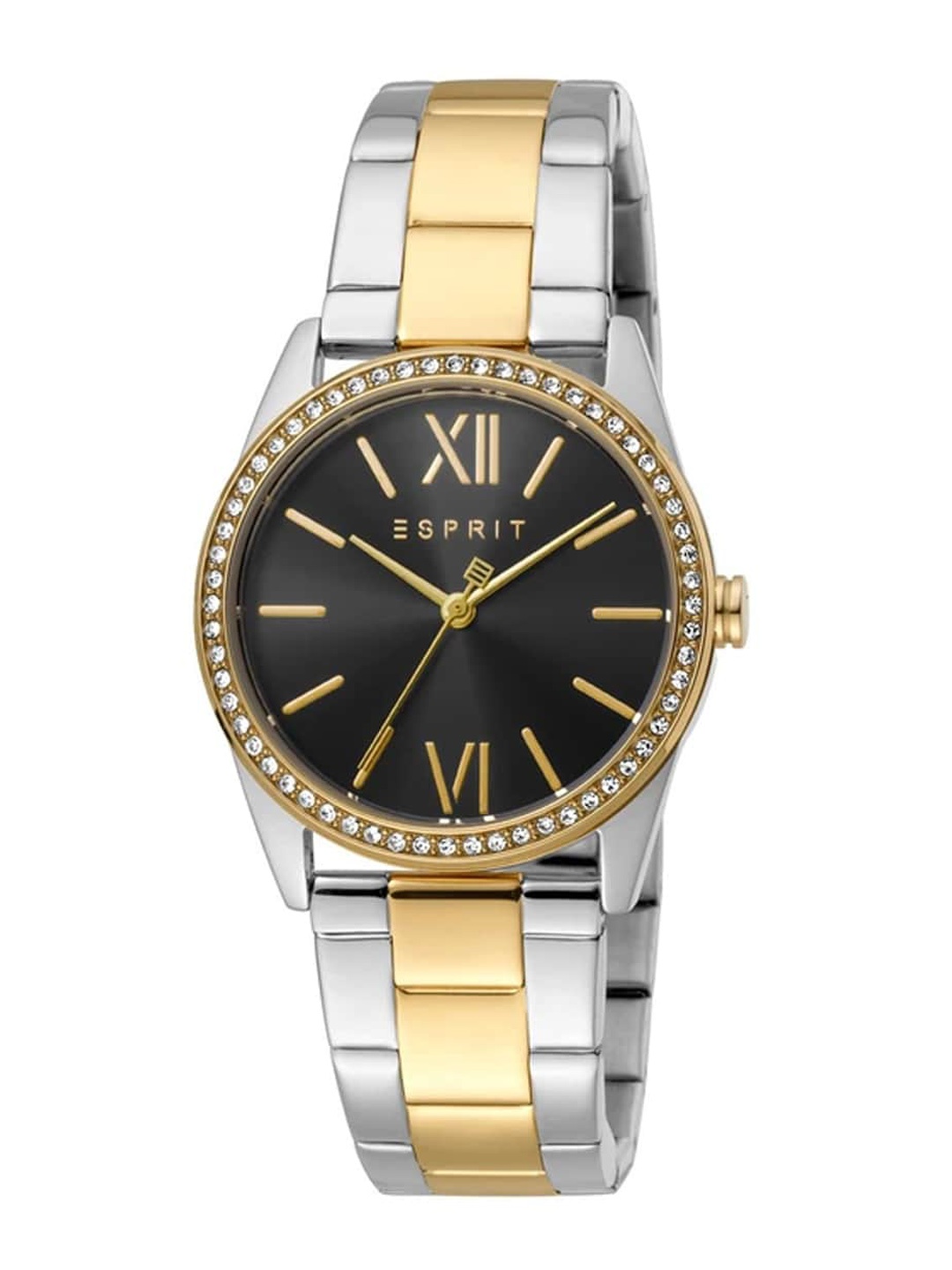 

ESPRIT Women Embellished Dial & Stainless Steel Straps Analogue Watch ES1L219M0095, Silver