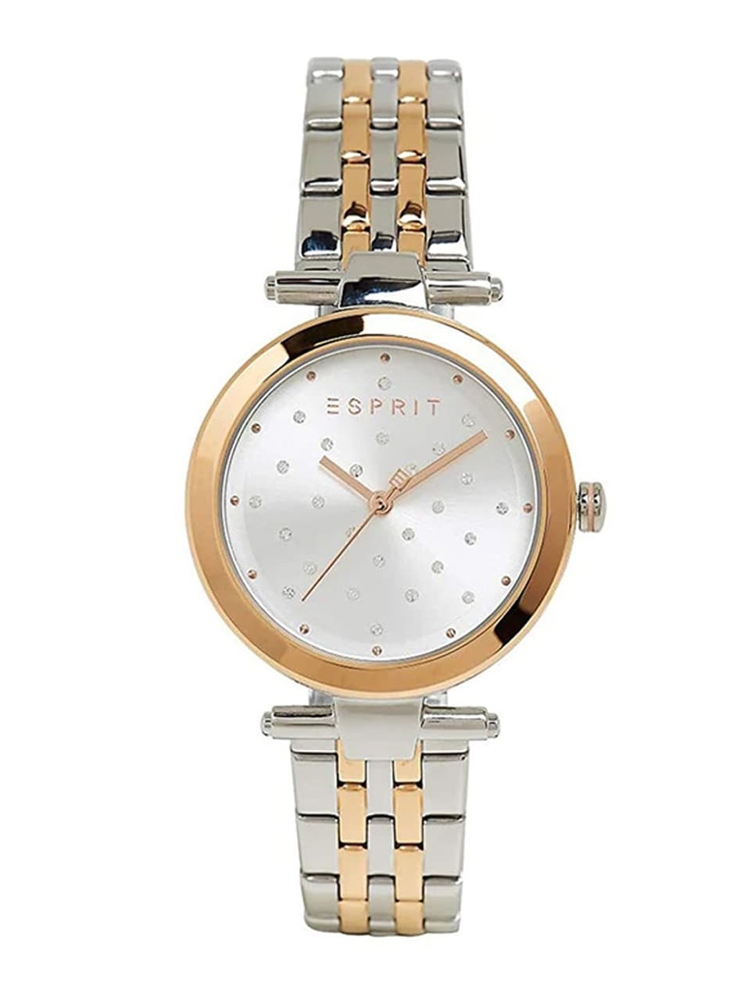 

ESPRIT Women Embellished Dial & Stainless Steel Straps Analogue Watch ES1L167M0115, Rose gold