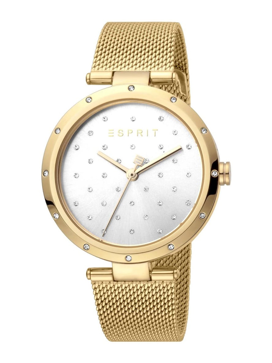 

ESPRIT Women Stainless Steel Bracelet Style Straps Analogue Watch ES1L214M0065, Gold