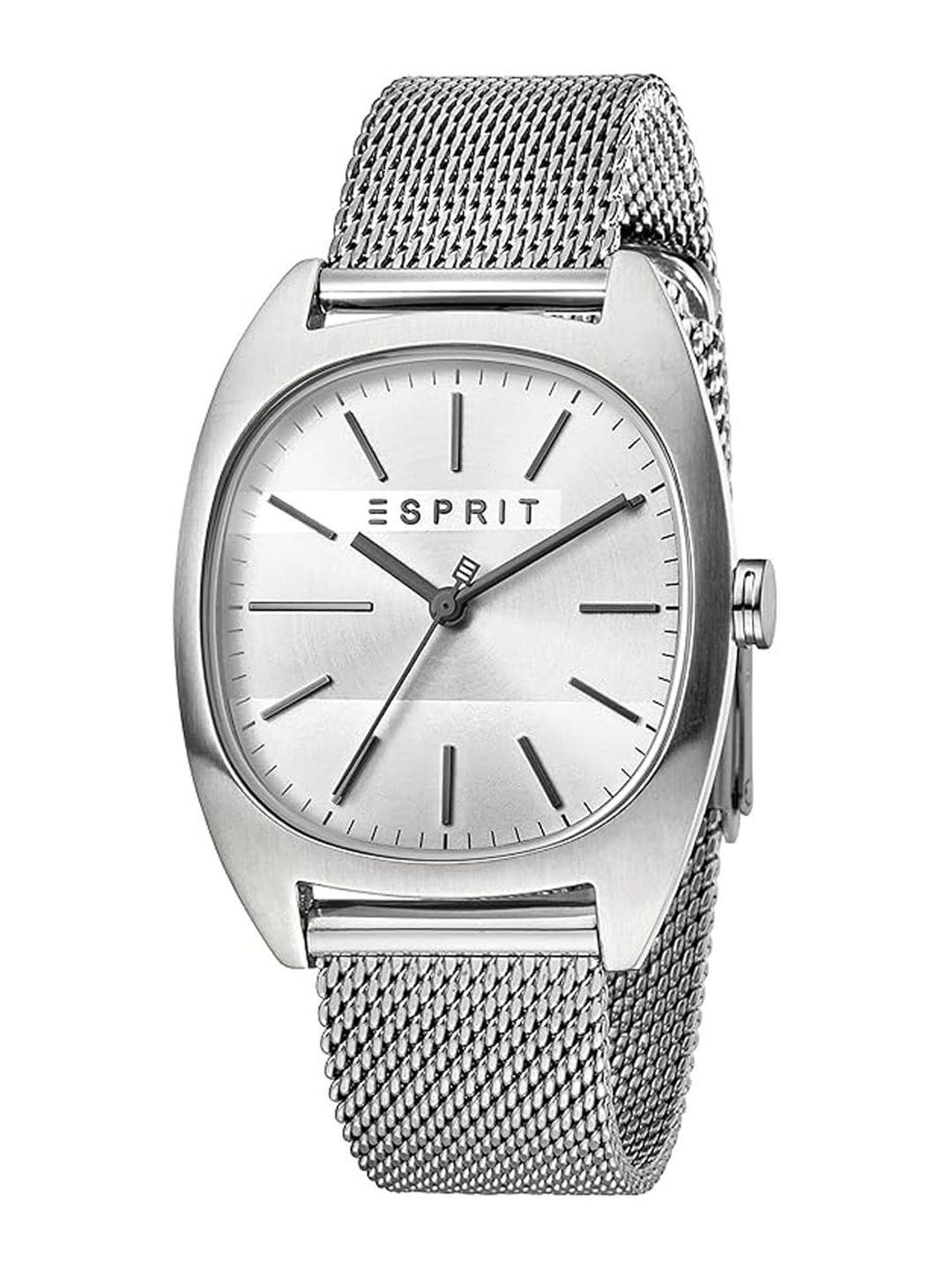 

ESPRIT Men Stainless Steel Bracelet Style Straps Analogue Watch ES1G038M0065, Silver