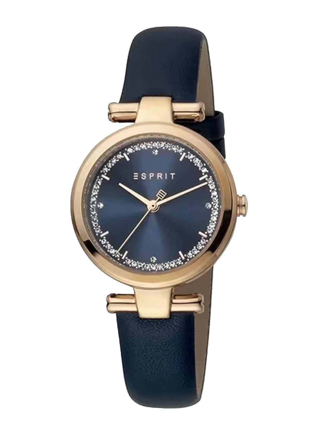 

ESPRIT Women Leather Straps Analogue Watch ES1L203L0055, Blue