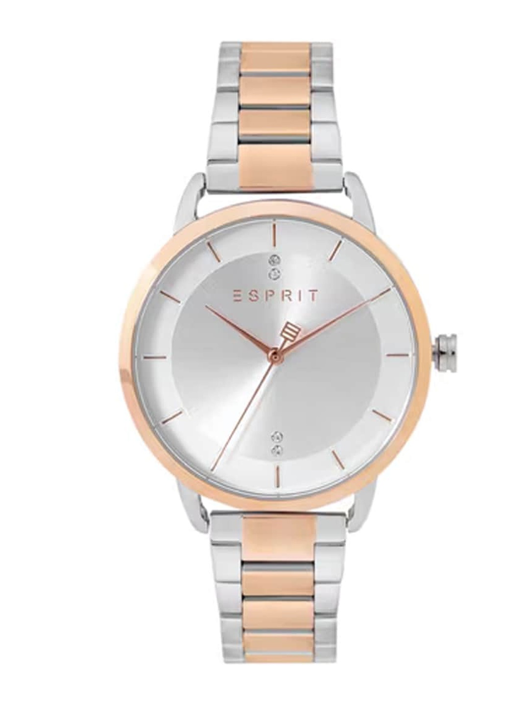 

ESPRIT Women Stainless Steel Bracelet Style Straps Analogue Watch ES1L194M0065, Silver