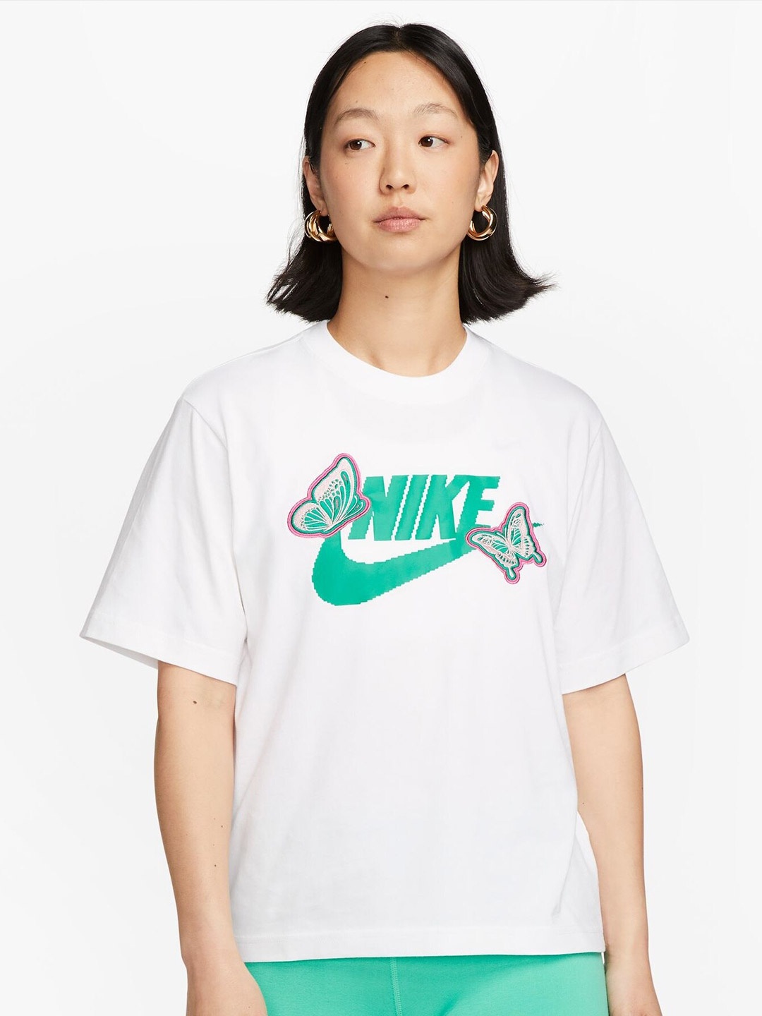 

Nike Women Sportswear Boxy T-Shirt, White