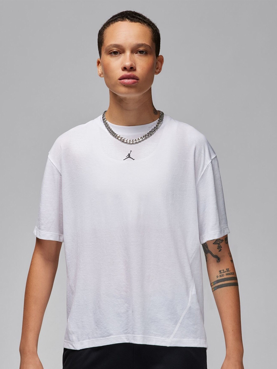 

Nike Jordan Sport Women's Diamond Short-Sleeve Top, White