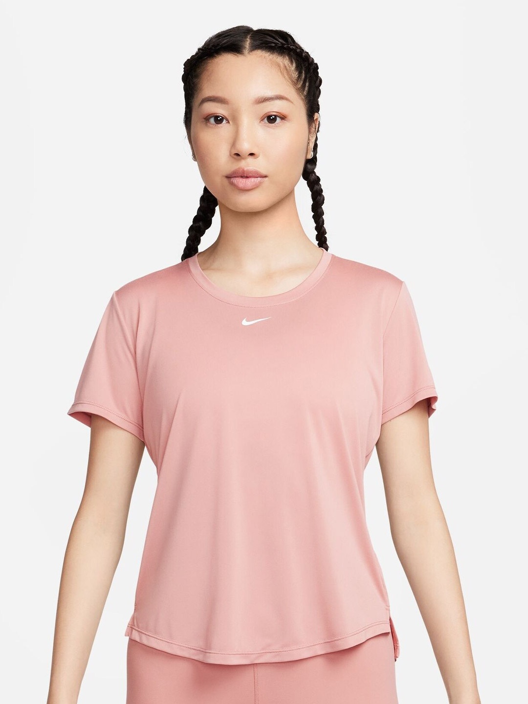 

Nike Dri-FIT One Women's Standard-Fit Short-Sleeve Top, Red