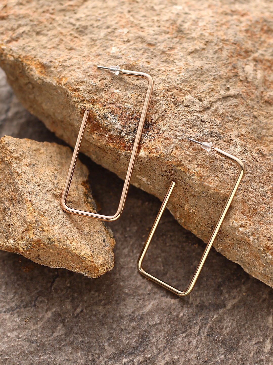 

Niska Geometric Drop Earrings, Gold