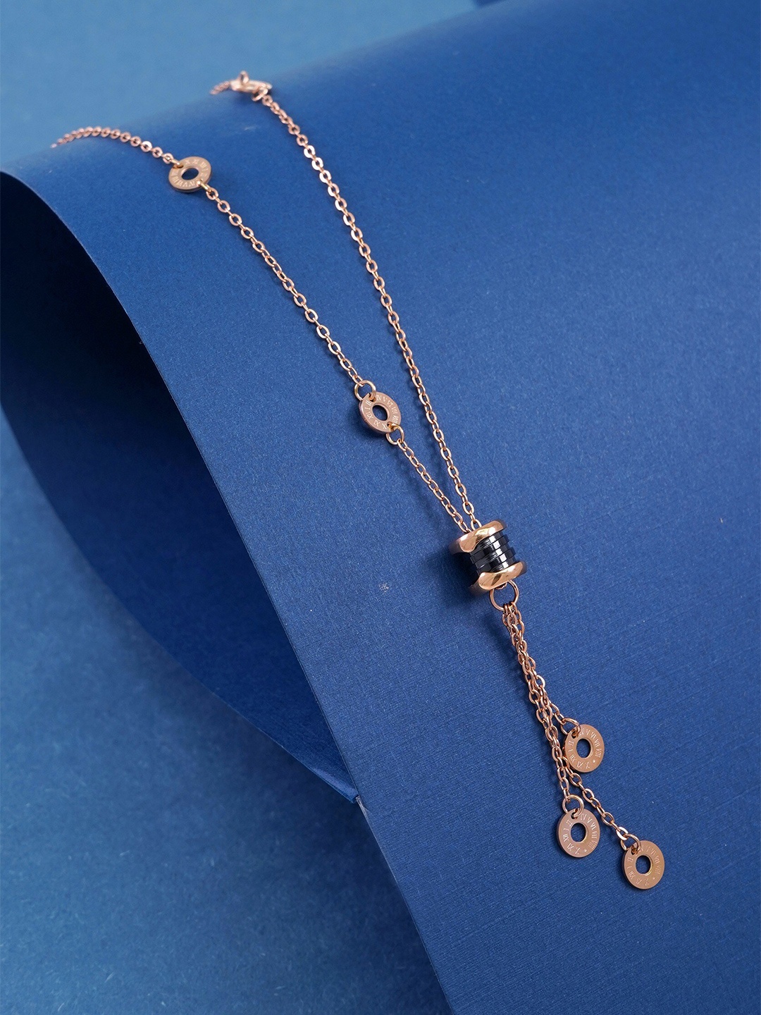 

Ramdev Art Fashion Jwellery Rose Gold-Plated Necklace