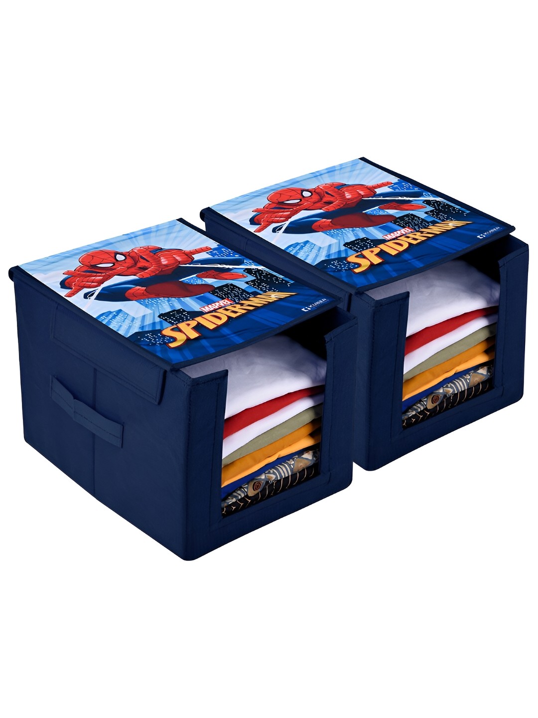 

Kuber Industries Navy Blue 2 Pieces Regular Multi-Utility Organisers