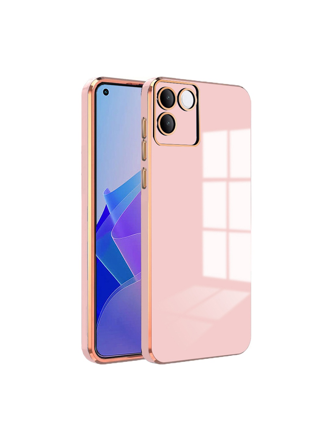 

Karwan iQOO Z7 Pro 5G Back Case Mobile Accessories, Pink
