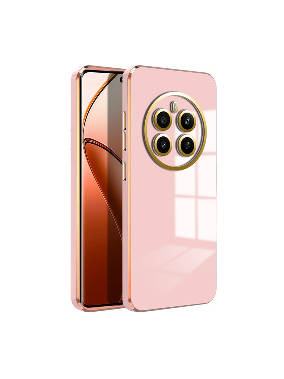 

Karwan Realme 12 Pro Plus 5G Back Case Mobile Accessories, Pink