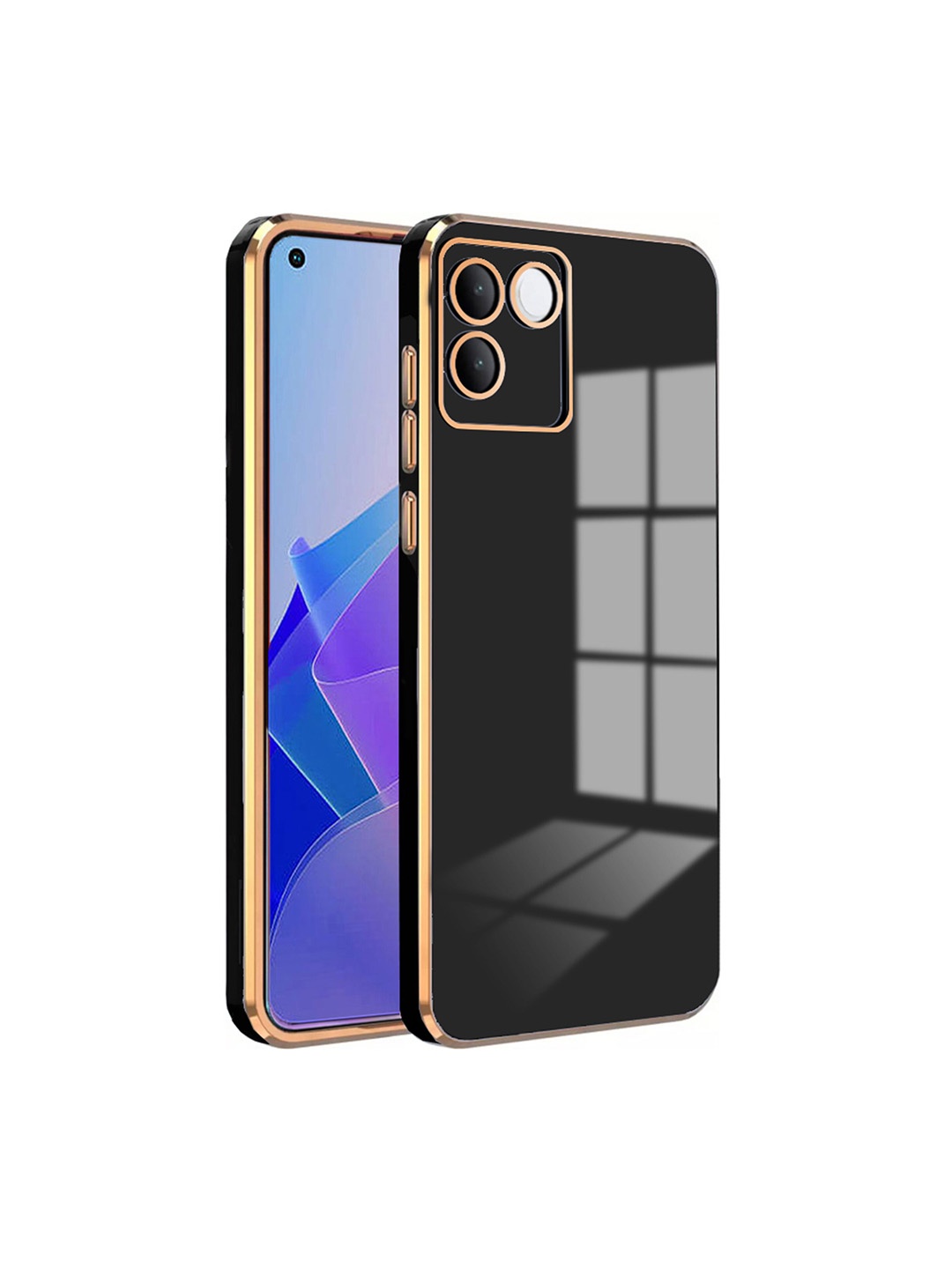 

Karwan iQOO Z7 Pro 5G Back Case Mobile Accessories, Black