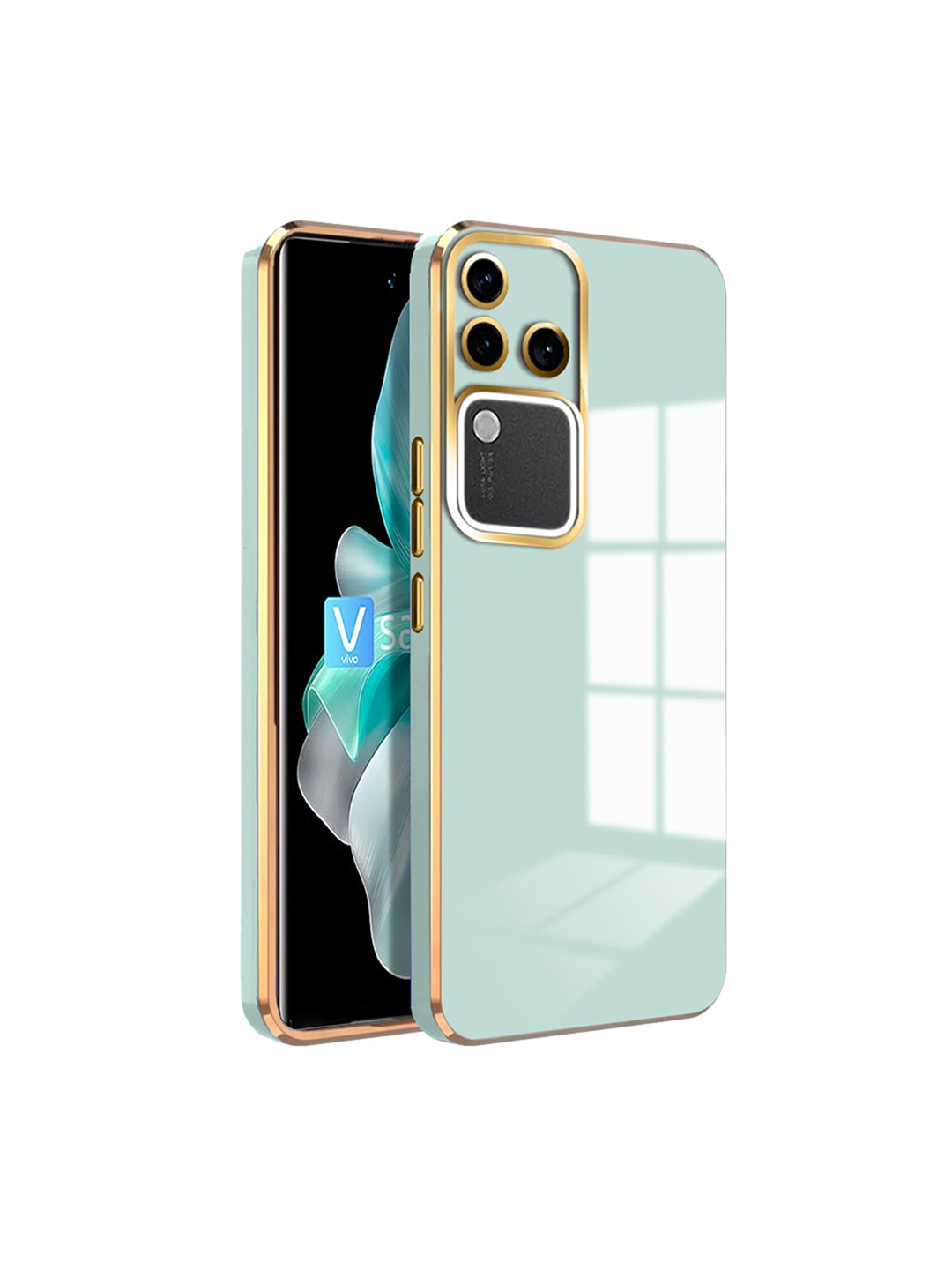 

Karwan Vivo V30 Pro 5G Back Case Mobile Accessories, Green