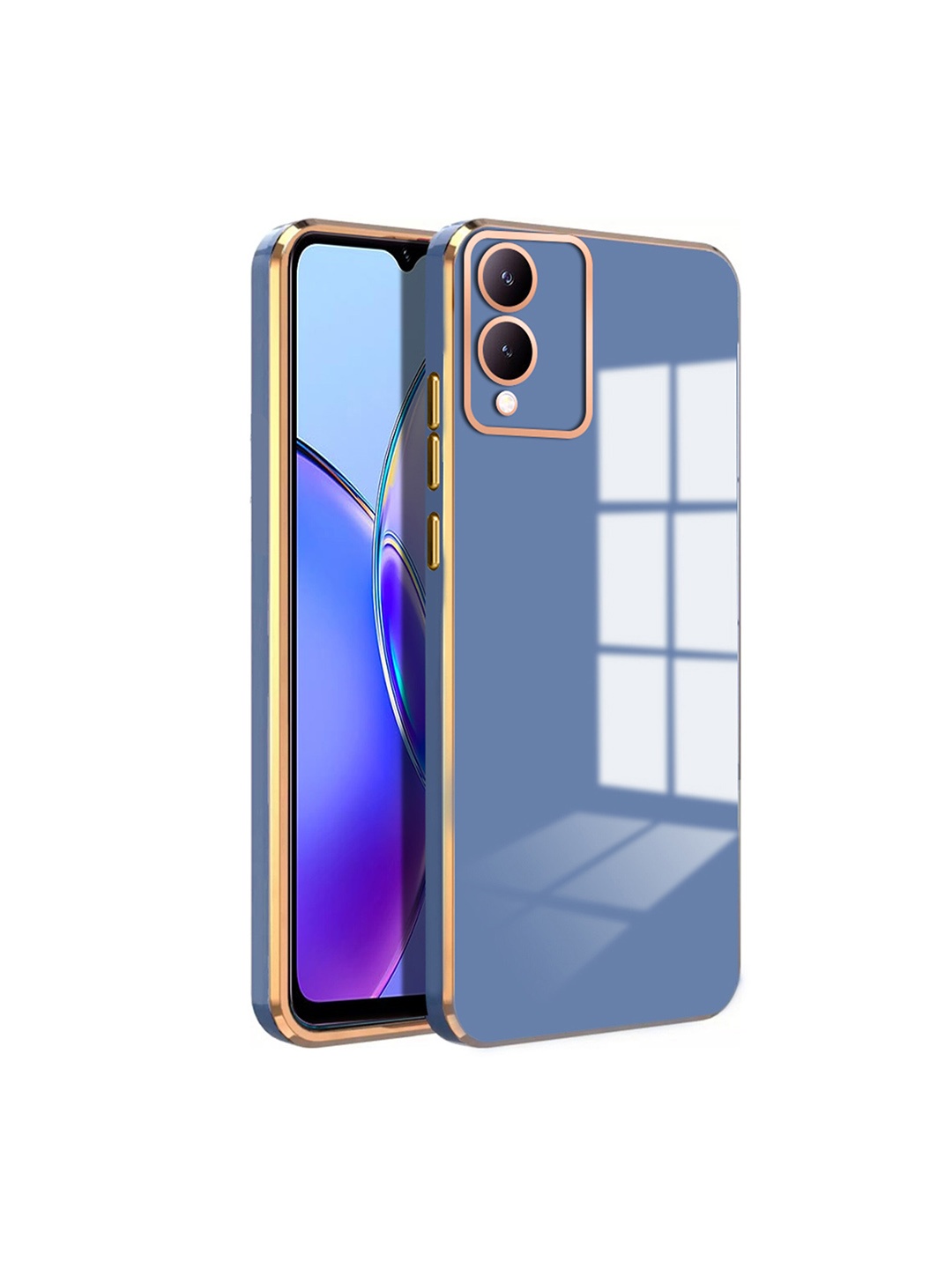 

Karwan Vivo Y17S Back Case Mobile Accessories, Blue