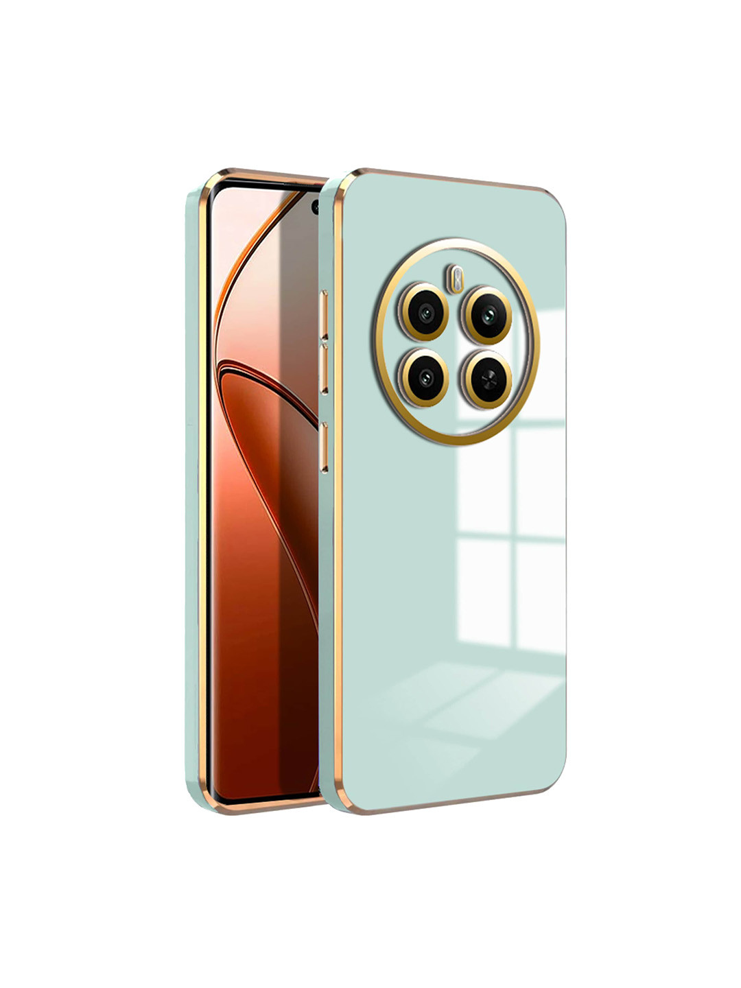 

Karwan Realme 12 Pro Plus 5G Back Case Mobile Accessories, Green