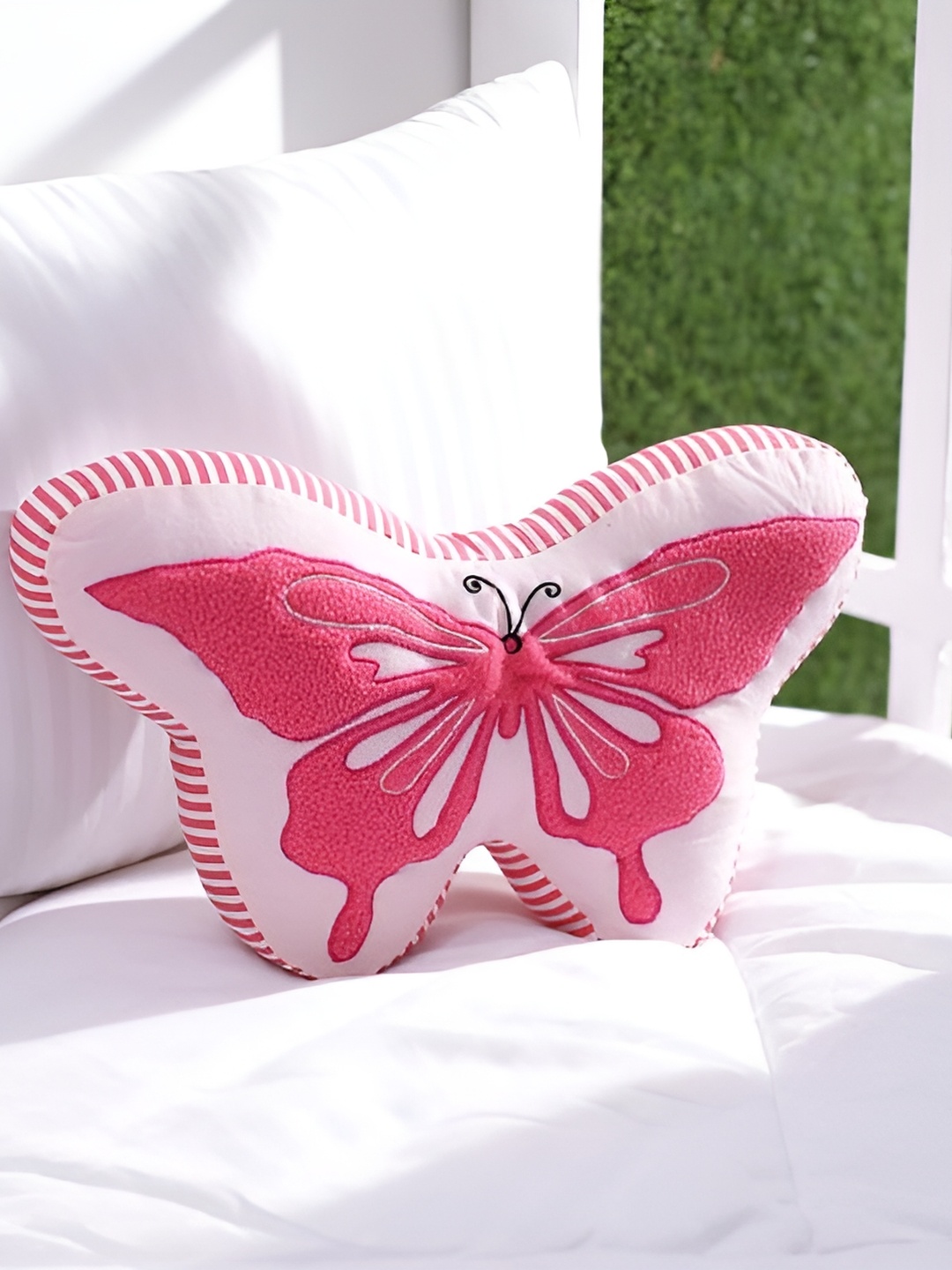 

OSCAR HOME Pink Fibre Filled Cotton Ultra Soft Baby Pillow