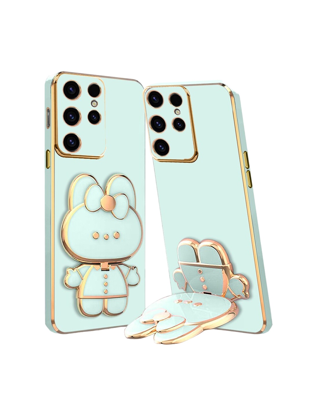 

Karwan 3D Cat Samsung Galaxy S24 Ultra 5G Back Case, Green