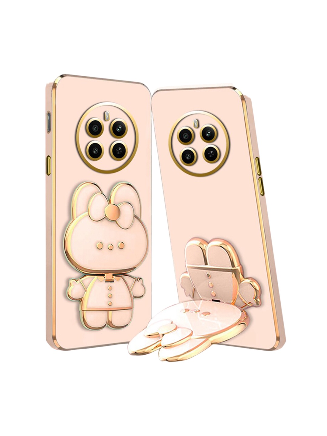 

Karwan 3D Cat Realme 12 Plus 5G Back Case, Pink