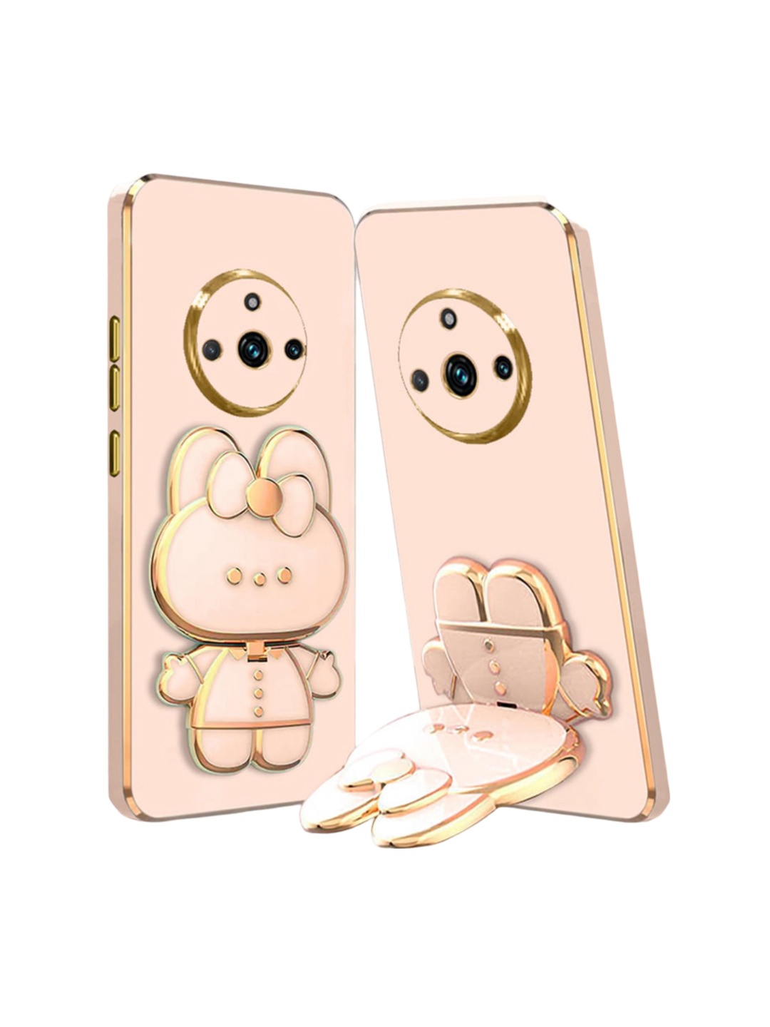 

Karwan 3D Cat Back Case Realme 11 Pro 5G Mobile Accessories, Pink