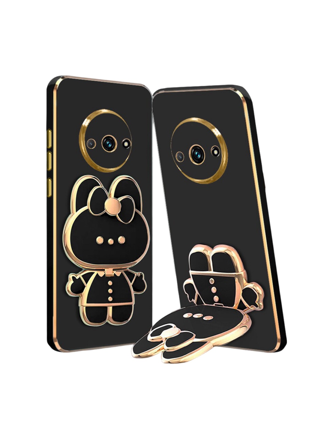 

Karwan 3D Cat Redmi A3 Back Case, Black
