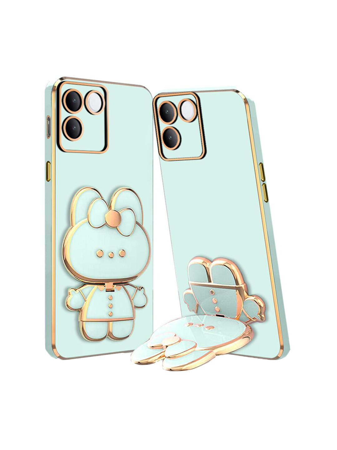 

Karwan 3D Cat iQOO Z7 Pro 5G Back Case, Green