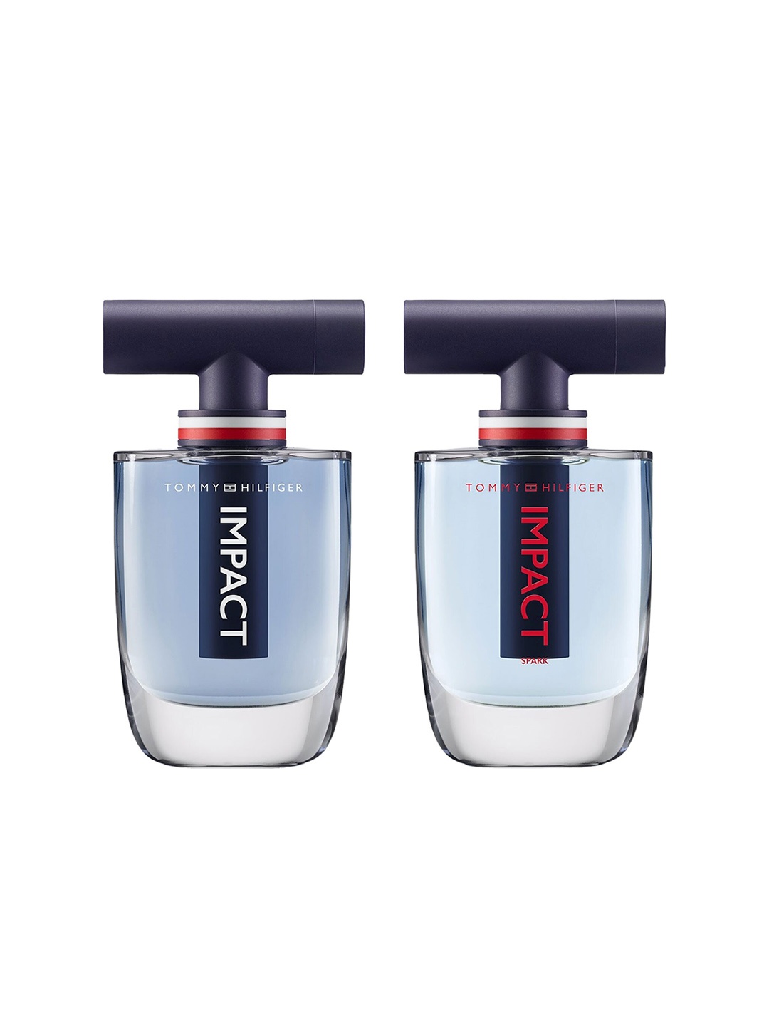 

Tommy Hilfiger Impact & Spark Set Of 2 Long Lasting Eau De Toilette - 50ml Each, Transparent