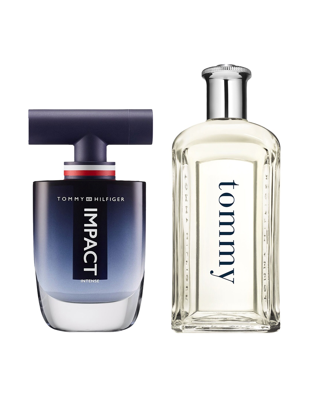 

Tommy Hilfiger Impact Intense EDP 100ml & Man Eau De Toilette - 200ml, Transparent