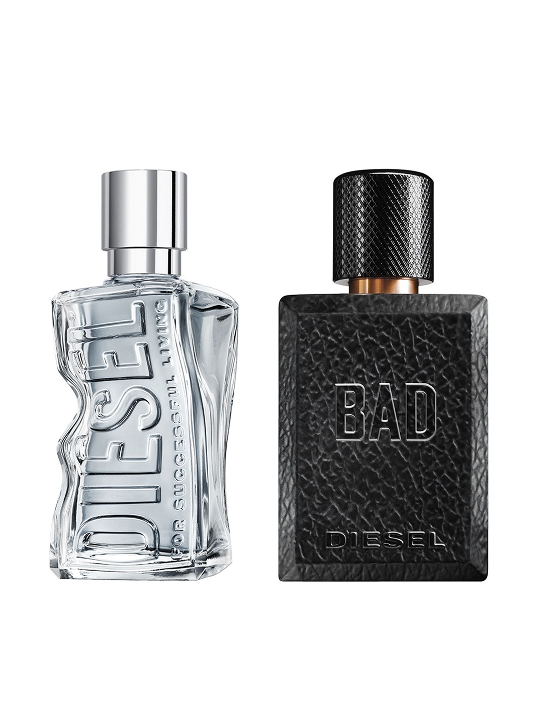 

DIESEL Set Of 2 Long-Lasting Eau De Toilette 50ml Each - D5 & Bad, Black