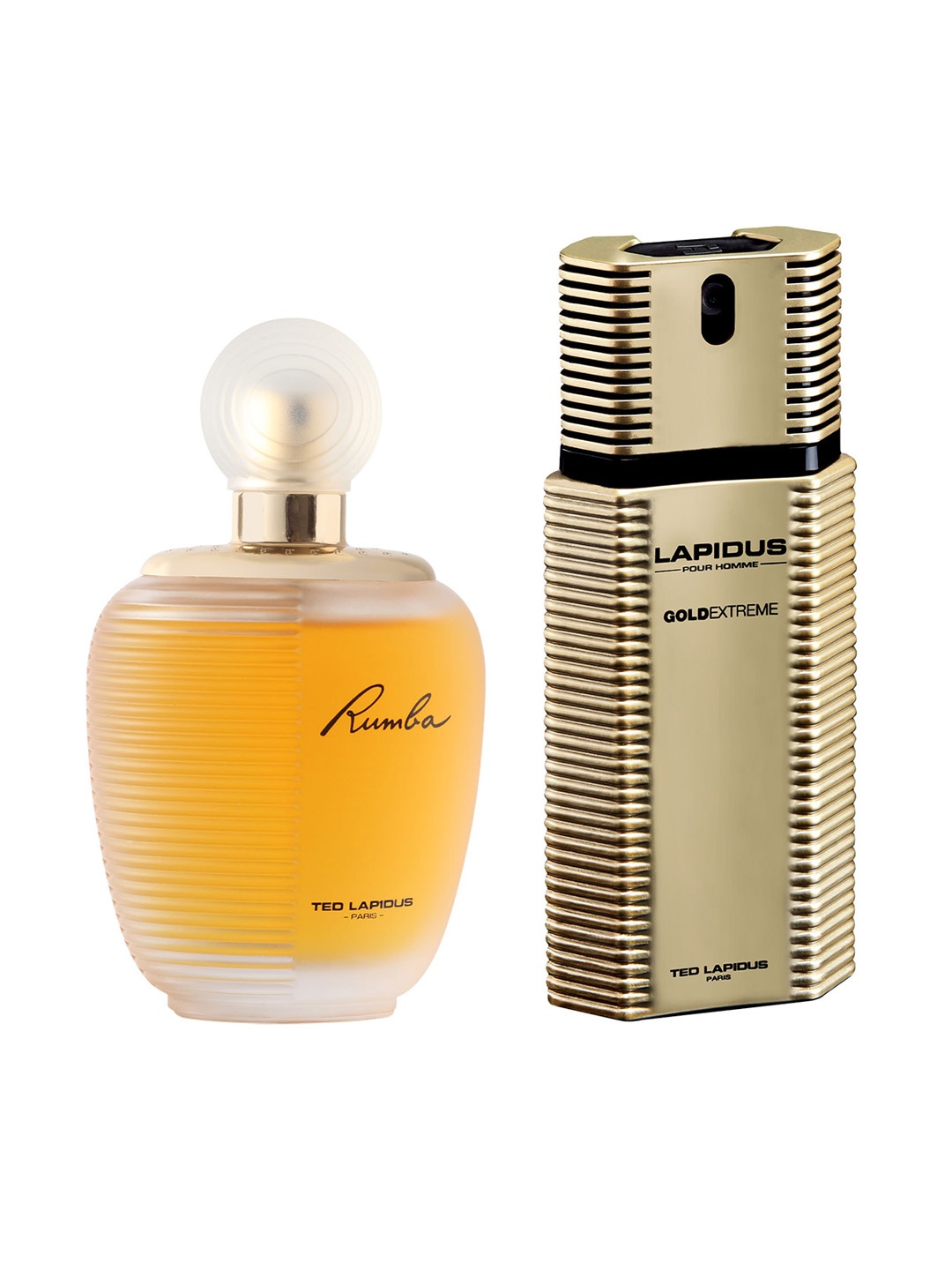 

Ted Lapidus Rumba & Gold Extreme Set Of 2 Eau De Toilette - 100ml Each, Transparent