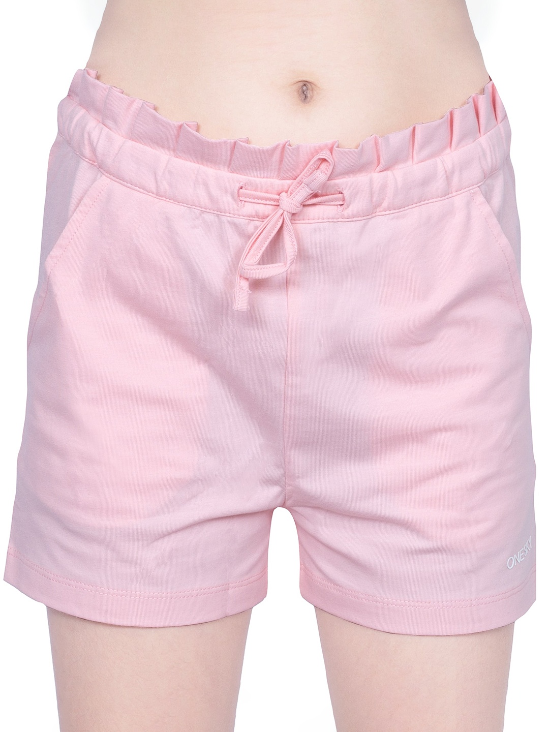 

ONE SKY Girls Mid-Rise Shorts, Pink