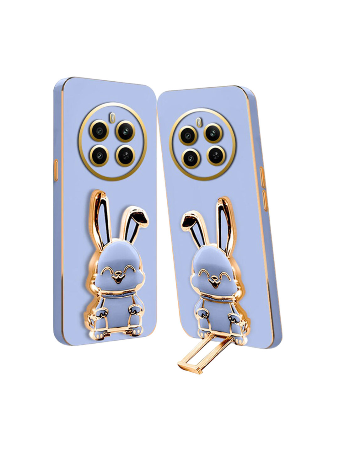 

Karwan 3D Bunny Realme 12 Plus 5G Back Case Mobile Accessories, Blue