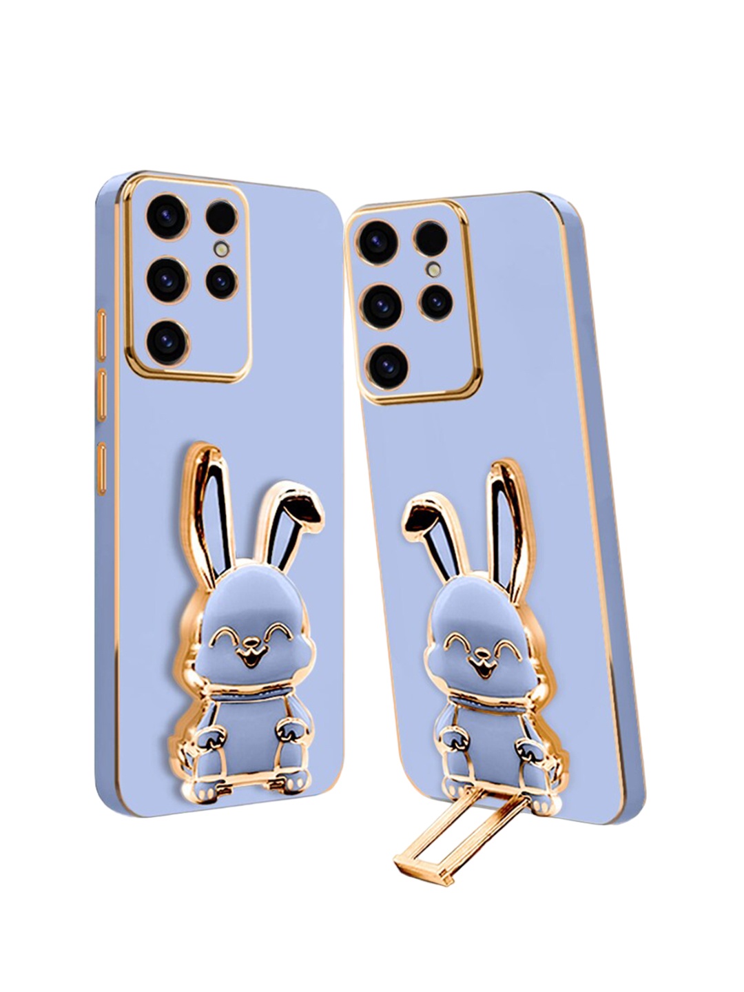 

Karwan 3D Bunny Galaxy S24 ultra Back Case Mobile Accessories, Blue