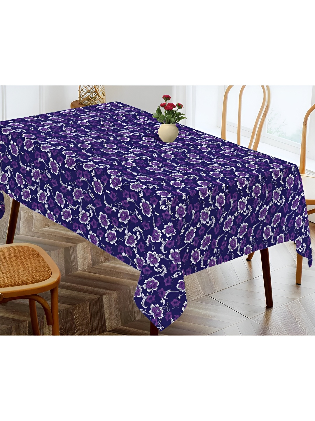 

OASIS Lavender Printed Cotton 4-Seater Table Cover