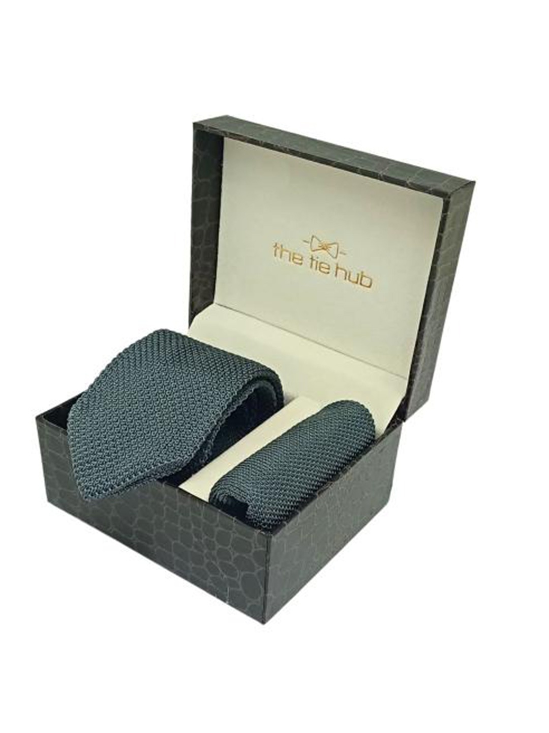 

The Tie Hub Men Accessory Gift Set, Grey